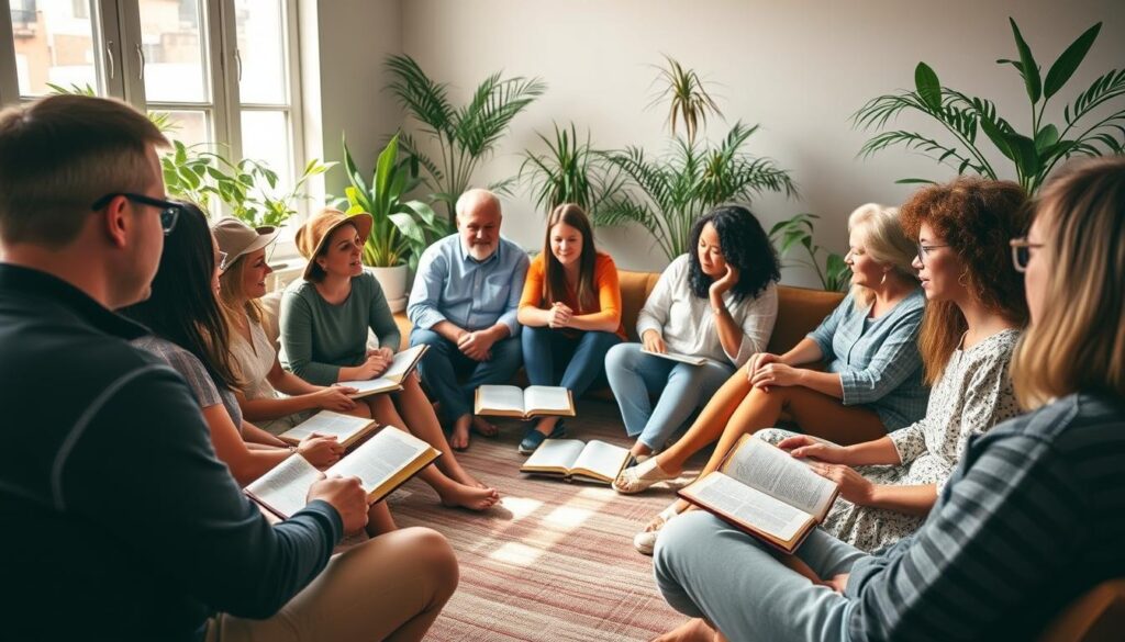 participação em grupo de estudos religiosos