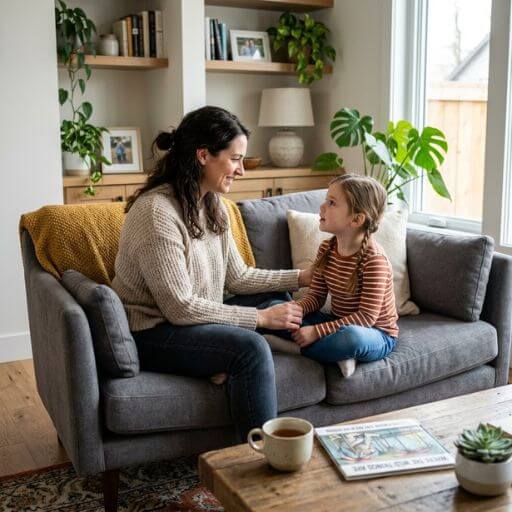 Disciplina positiva e educação de filhos com limites seguros.